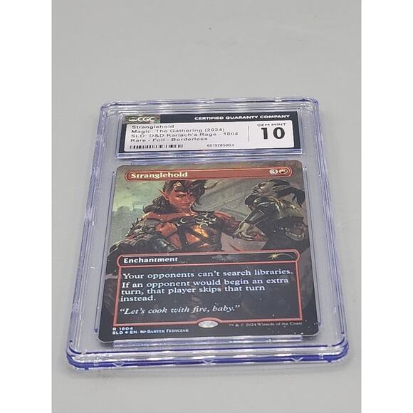 MTG Stranglehold D&D Secret Lair Foil Borderless Art CGC 10 Gem Mint Card #1804 - Picture 5 of 8